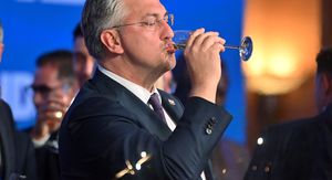 Andrej Plenković u stožeru HDZ-a