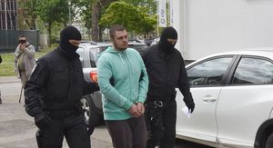 Privođenje osumnjičenog za ubojstvo Ukrajinca u Slavonskom Brodu - 1