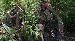 Ukrajinski vojnici na bojištu