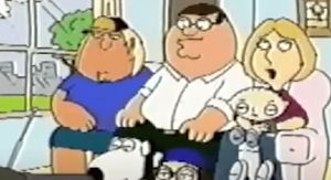 Obitelj Griffin iz serije Family guy u prvoj epizodi