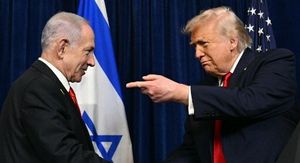 Benjamin Netanyahu, Donald Trump