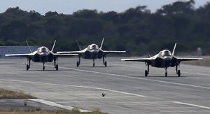 Zrakoplovi F-35B u bazi Akrotiri