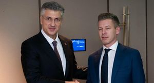 Andrej Plenković i Péter Magyar