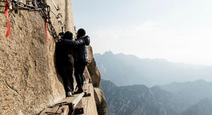Plank Walk in the Clouds, Huashan, Kina - 5