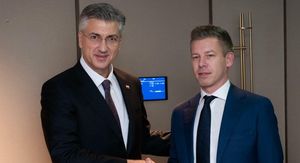 Andrej Plenković i Peter Magyar