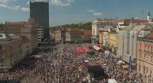 Prosvjed za veće plaće i mirovine