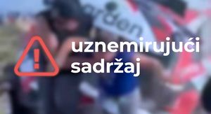 Nesreća na reliju, uznemirujući sadržaj
