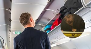 Muškarac sakriven u odjeljku za prtljagu aviona