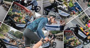 Cargo bicikl usluge Bajs u raznim ulogama