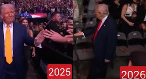 Američki predsjednik Donald Trump na UFC-u