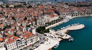 Split iz zraka, ilustracija