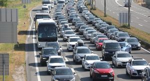 Gužva na autocesti, ilustracija