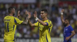 Marcelo Brozović i Cristiano Ronaldo