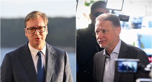 Aleksandar Vučić i Gordan Jandroković