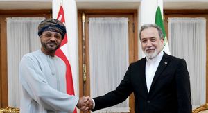 Abbas Araghchi i Sayyid Badr al-Busaidi