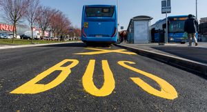 Autobus na okretištu Črnomerec