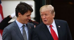 Donald Trump i Justin Trudeau