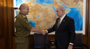 Benjamin Netanyahu i Roman Goffman