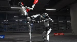 Unitreejevi roboti H2 i G1 u klinču