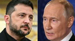 Volodimir Zelenski, Vladimir Putin