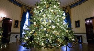 Jedno od božićnih drvaca u Bijeloj kući