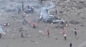 Pad helikoptera na Kilimanjaru, screenshot