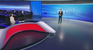 Valentina Baus i Dino Goleš, voditelji Dnevnika Nove TV