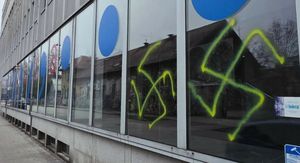 Vandalizirana zgrada slovenskog Ministarstva kulture
