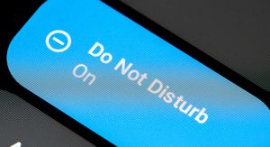 Funkcija ne ometaj na moibtelu, ilustracija