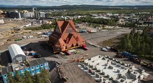 Grad Kiruna u Švedskoj