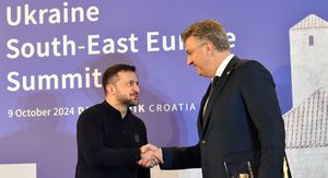 Volodimir Zelenski i Andrej Plenković