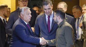 Mađarski premijer Viktor Orbán i predsjednik Ukrajine Volodimir Zelenski