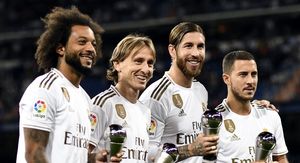 Marcelo, Luka Modrić, Sergio Ramos i Eden Hazard