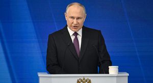 Ruski predsjednik Vladimir Putin obraća se naciji