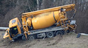 Sudar kamiona i automobila na sjeveru Hrvatske - 1