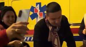 Rezanje pršuta na dočeku