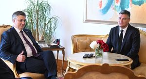 Andrej Plenković i Zoran Milanović