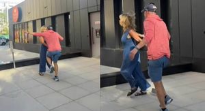 Roditelji koji plešu nasred ulice