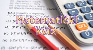 Matematički zadaci i kalkulator uz naslov kviza