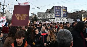 Prosvjed studenata u Beogradu