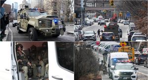 Oklopljeni konvoj koji je prevozio Madura