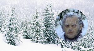 Smrznuti Jack Nicholson u ulozi Jacka Torrencea u filmu 