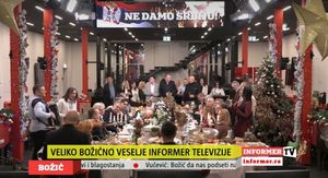 Božićna proslava televizije Informer