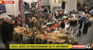 Vučić i Brnabić na TV Informeru za pravoslavni Božić