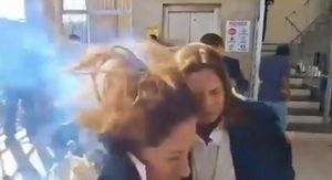 Trenutak napada na oporbenu zastupnicu u Hondurasu