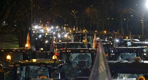 Prosvjed poljoprivrednika u Parizu