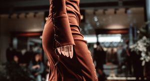 Haljina s dugim rukavima