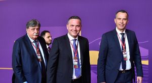 Čelnici HNS-a Kustić, Svetina i Vučemilović