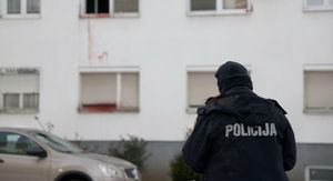 Krv na zgradi u Varaždinu