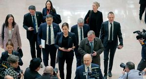 Vivian Motzfeldt i Lars Løkke Rasmussen